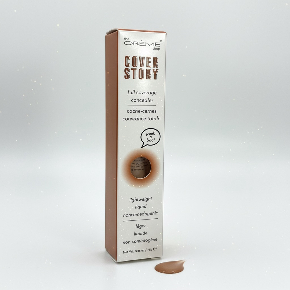 The Crème Shop Cover Story Concealer Deep Full Coverage Lightweight NIB